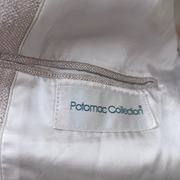 POTOMAC COLLECTION VINTAGE LIGHT BROWN TWEED BLAZER MENS 42R - Picture 3 of 9